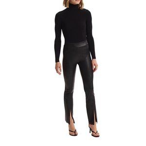 Commando Faux Leather Split Front Pant